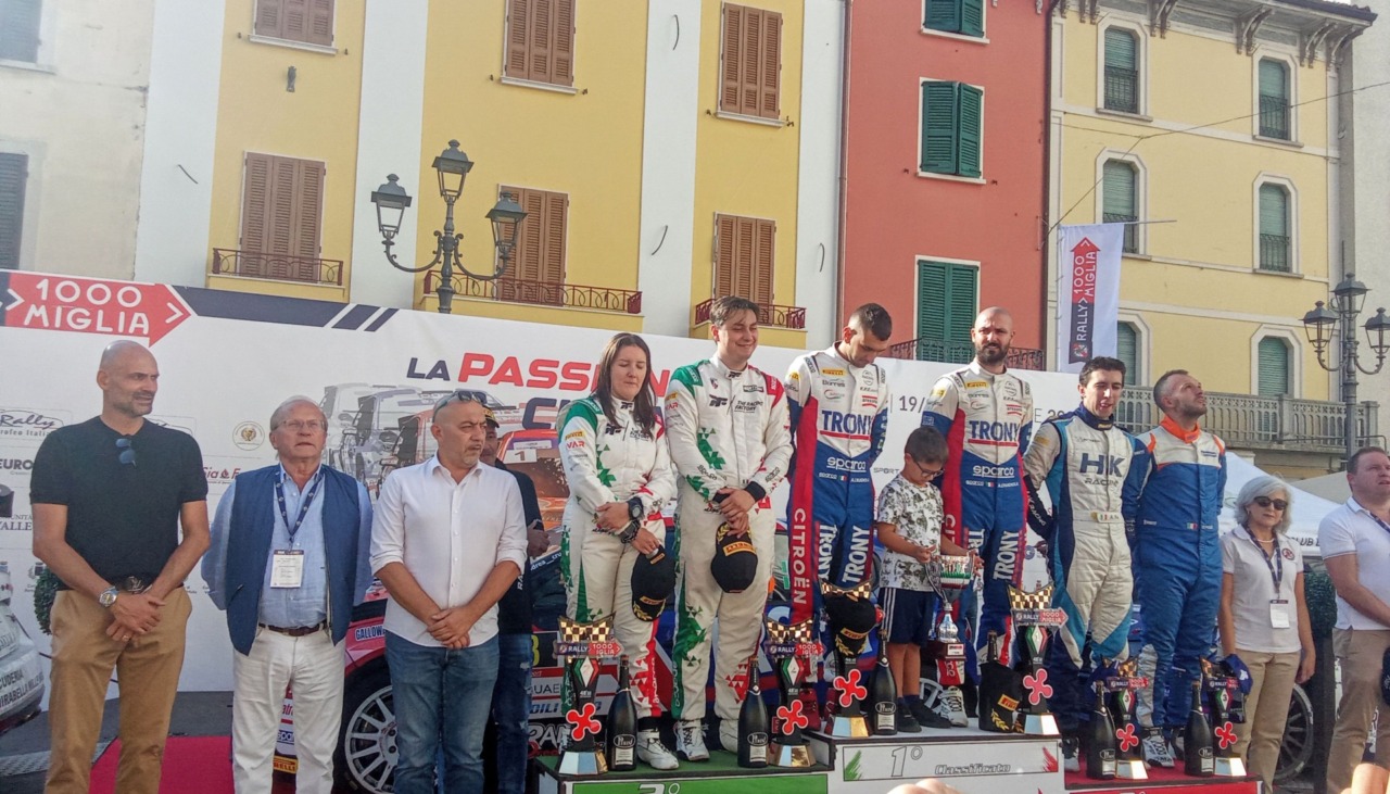 Rally 1000 Miglia: Andrea Crugnola e Andrea Sassi vincono la 48esima edizione