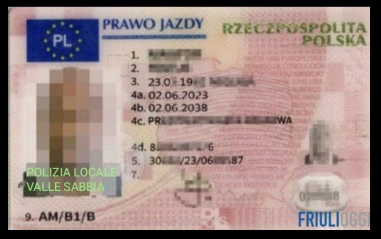 Beccato alla guida con una patente falsa: sanzione da oltre 5mila euro