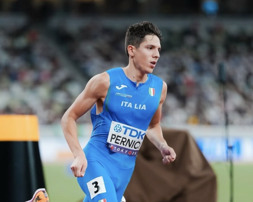 Francesco Pernici ai Mondiali di Tokyo conquista un nuovo record personale