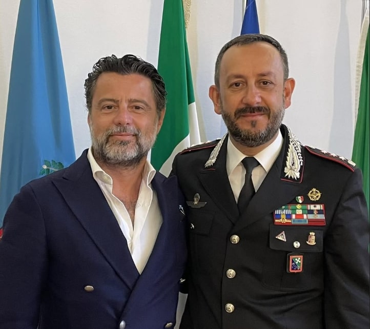 Il Comandante provinciale dei Carabinieri Fragalà si congeda: i saluti in Broletto