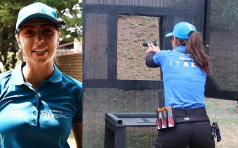 Camilla Almici campionessa del mondo nel tiro dinamico