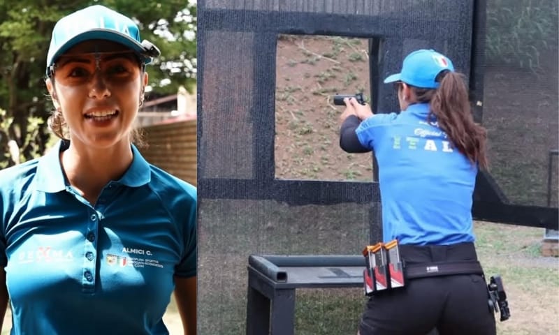 Camilla Almici campionessa del mondo nel tiro dinamico