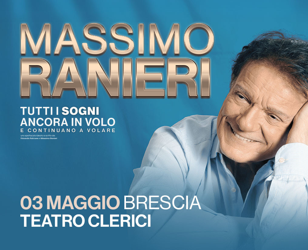 Massimo Ranieri torna al Teatro Clerici di Brescia