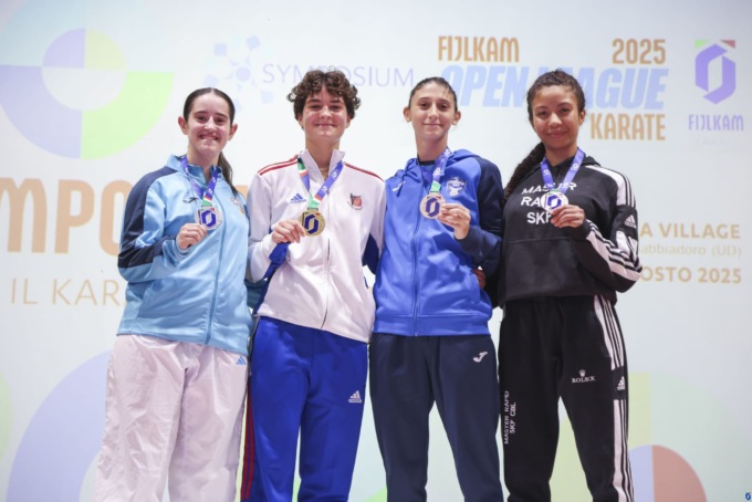 Open League: Giada Cornolò della Karate Nakayama sul primo gradino del podio