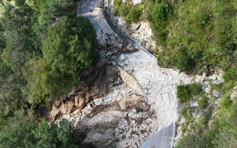 La Sp9 Gargnano- Valvestino-Magasa chiusa per lavori