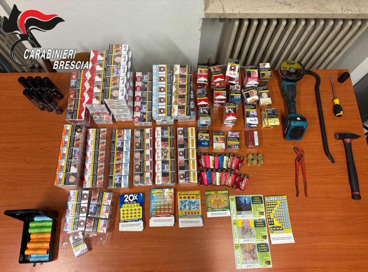 Beccato a rubare in un bar tabaccheria sulla Sp668 a Leno: 36enne in manette