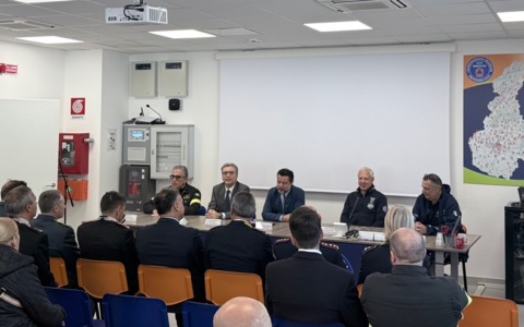 Il Prefetto Polichetti in visita al Centro Polifunzionale Emergenze della Prociv della Provincia di Brescia