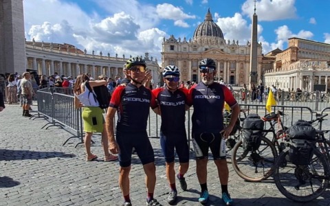 Da Cologne a Roma: tre pellegrini sui pedali lungo la via Francigena