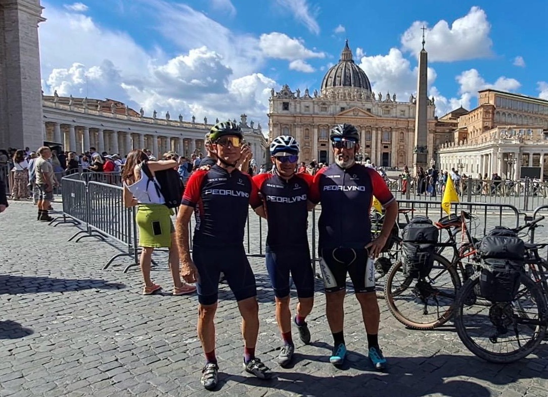 Da Cologne a Roma: tre pellegrini sui pedali lungo la via Francigena