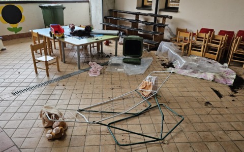 Vandali nella scuola materna di Provezze: caos e amarezza alla riapertura