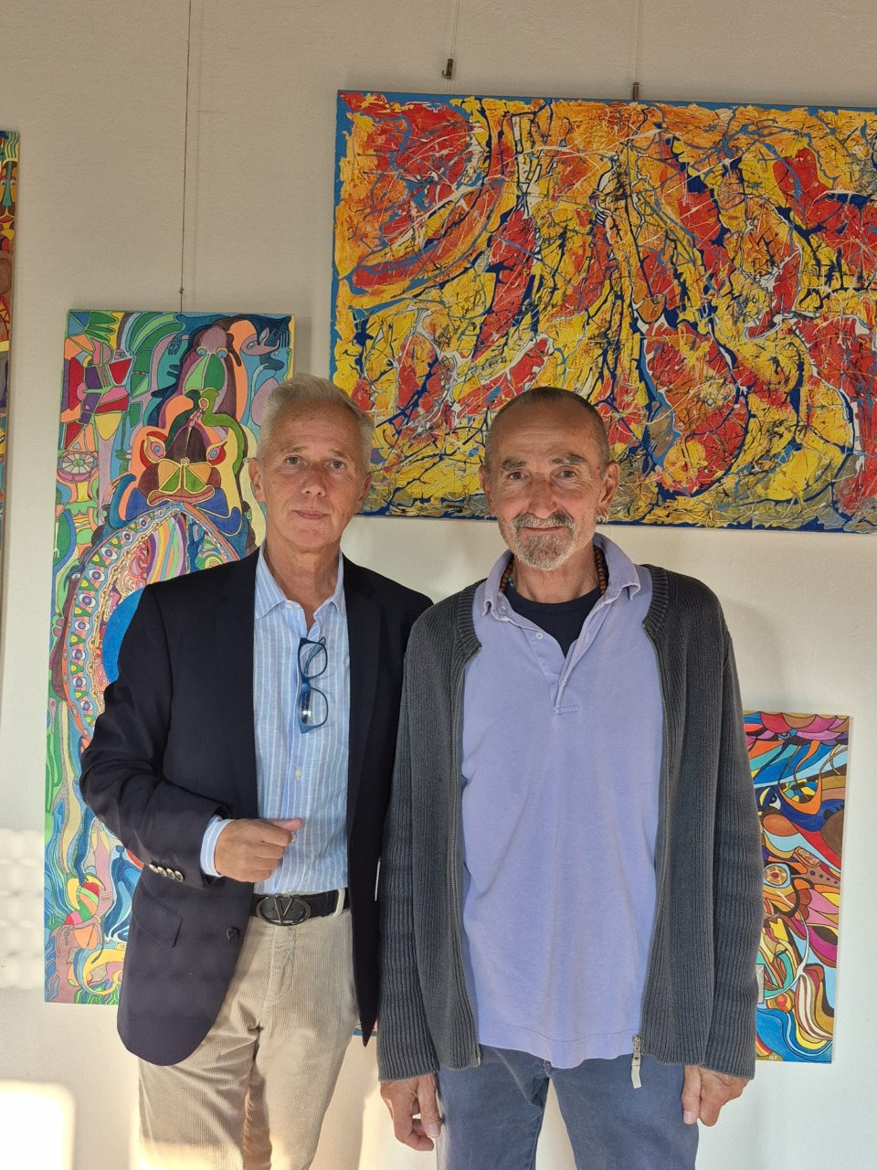 «Metamorfosi»: taglio del nastro per la mostra di Fulvio Angelini