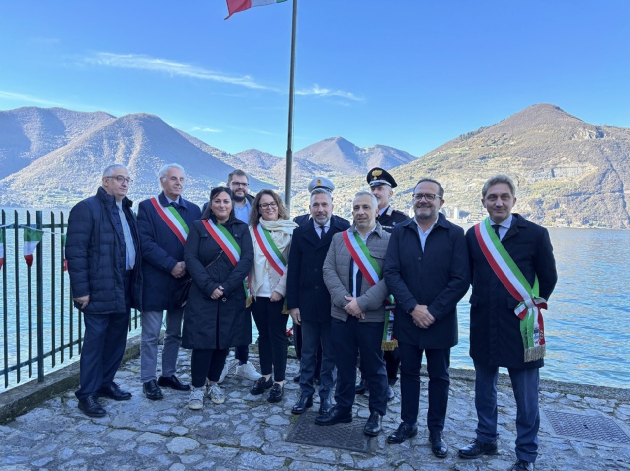 Inaugurata la motonave “Iseo”: l’assessore Lucente alla cerimonia a Monte Isola