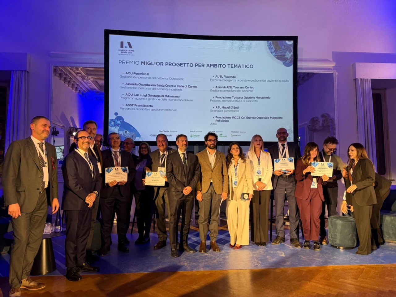 Lean Healthcare Award 2025: Asst Franciacorta ottiene il premio come Miglior Progetto per Ambito Tematico