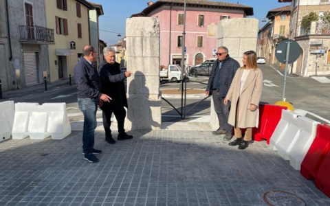 Lonato, riqualificata Piazza Corlo e ripristinata la viabilità