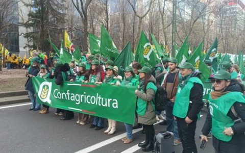 A Bruxelles la protesta degli agricoltori: presenti anche i giovani di Confagricoltura Brescia