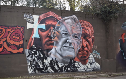 I graffiti colorano il sottopasso di Lodetto nel ricordo di Ezio