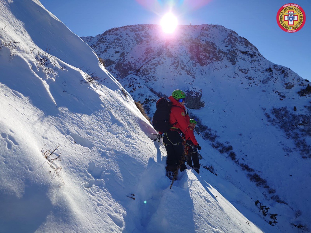 V Delegazione del Cnsas: esercitazione sulla cresta Nord Est del Dosso Alto