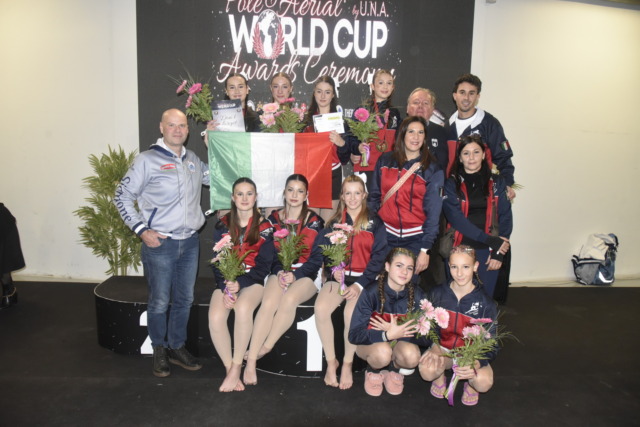 Le atlete di Sirmione Dance campionesse mondiali ai Pole & Aerial World Cup by U.N.A.