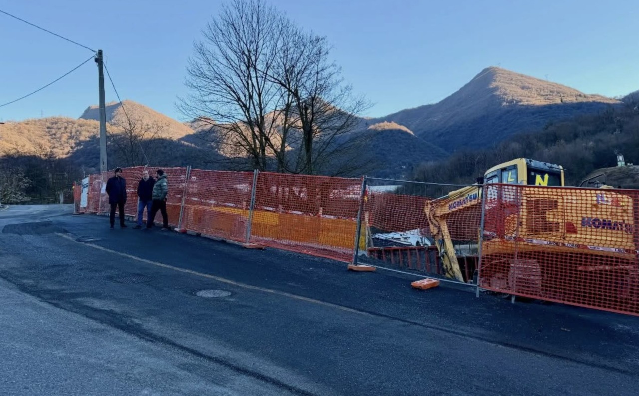 Lumezzane: in fase di conclusione i lavori di allargamento di via Ruca