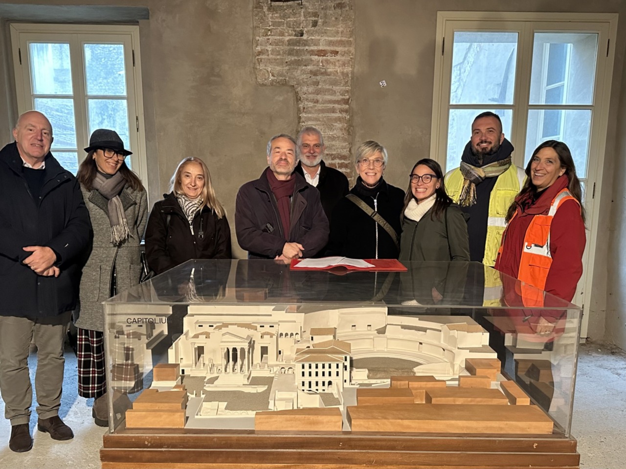 Teatro Romano: la visita della sindaca Castelletti con il Soprintendente Stolfi