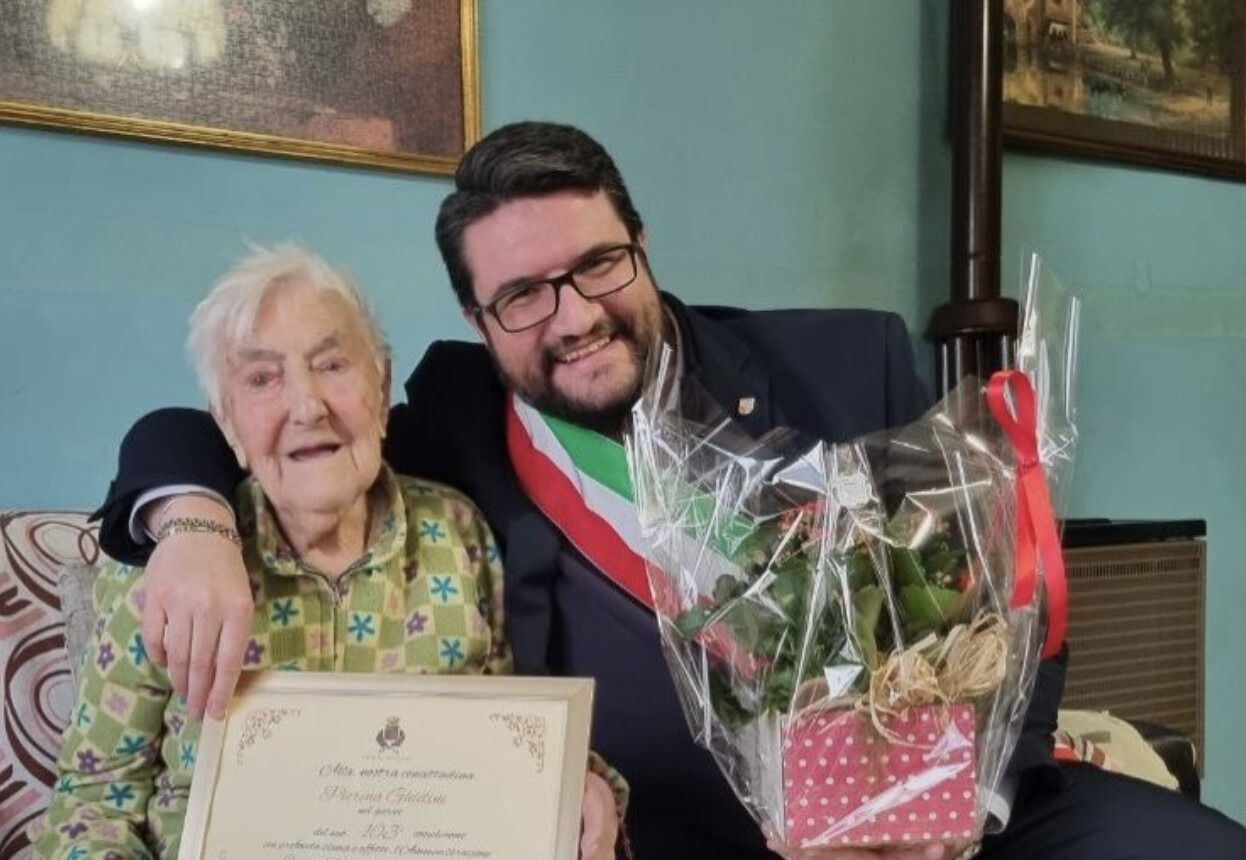 Compleanno speciale a Lumezzane per i 103 anni della signora Pierina