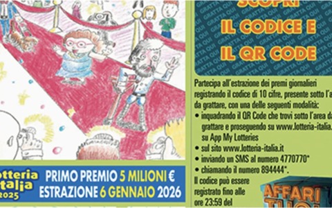 Lotteria Italia: i biglietti vincenti venduti nel Bresciano