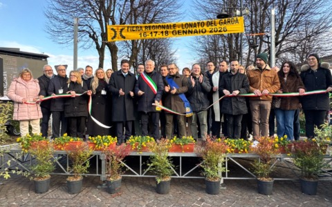Taglio del nastro per la 68esima fiera agricola di Lonato del Garda