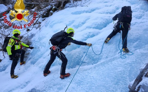 Vigili del Fuoco: addestramento in Val Paghera per personale Saf e Saf Neve
