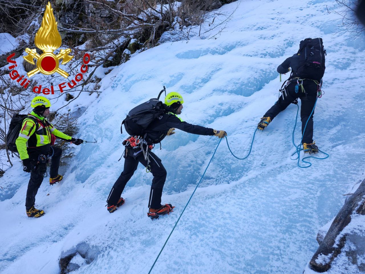 Vigili del Fuoco: addestramento in Val Paghera per personale Saf e Saf Neve