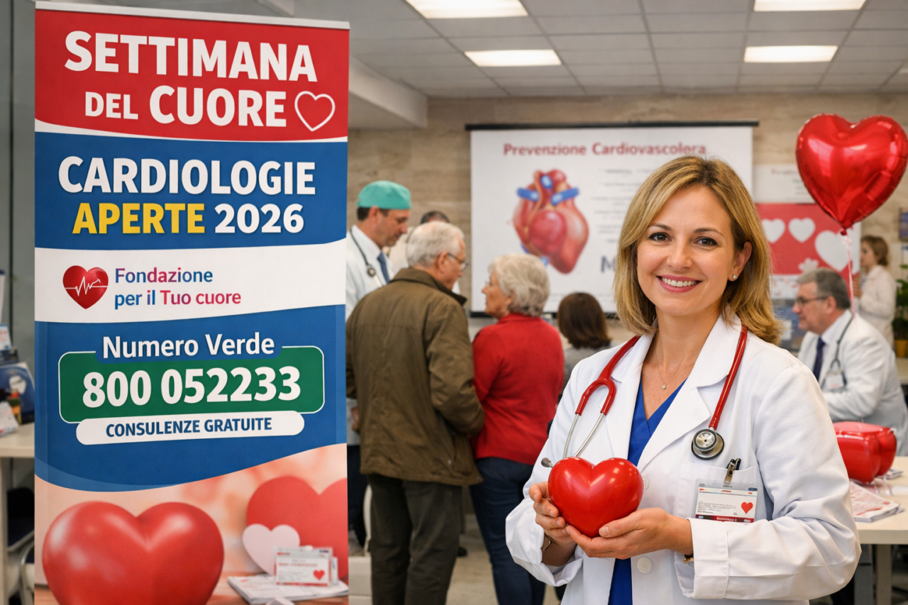 «Cardiologie aperte», 600 medici a disposizione dei cittadini per San  Valentino