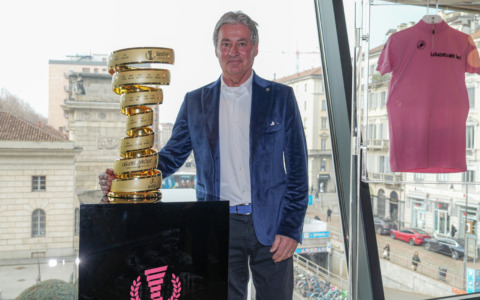 Il gardonese Visentini è entrato a far parte della «Hall of Fame» del Giro d’Italia