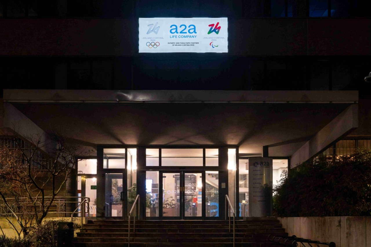 A2A e Milano Cortina 2026: sulle sedi di Milano e Brescia le proiezioni dedicate ai Giochi Invernali
