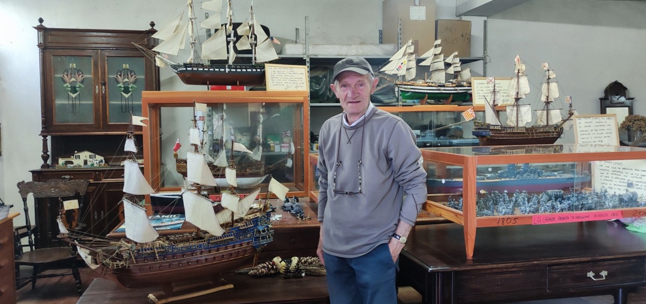 Comunità in lacrime per Giulio Olini, conosciuto per le “sue navi”