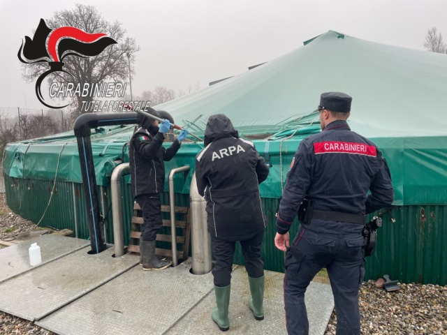 Chiari, rifiuti liquidi smaltiti illegalmente: sequestrato impianto di biogas