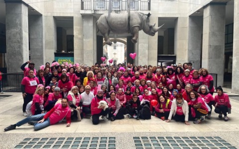 Borgosatollo tinge Brescia di Rosa