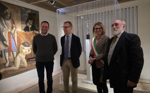 La ferula di Scorzelli protagonista a Villa Montini
