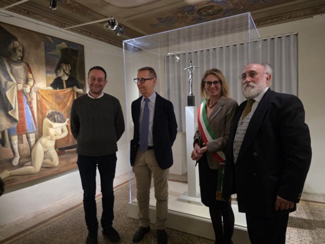 La ferula di Scorzelli protagonista a Villa Montini