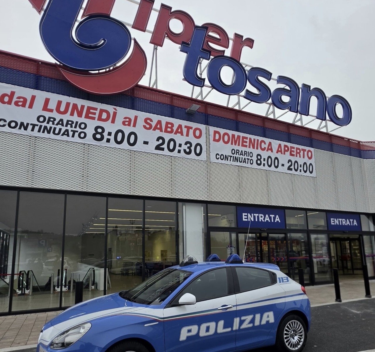 Brescia, si presenta due volte all’Ipertosano per rubare ma viene arrestato