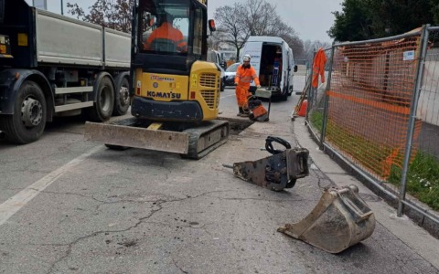 Brescia: perdita di gas, chiusa l’uscita della rotatoria tra via Flero e via Corsica