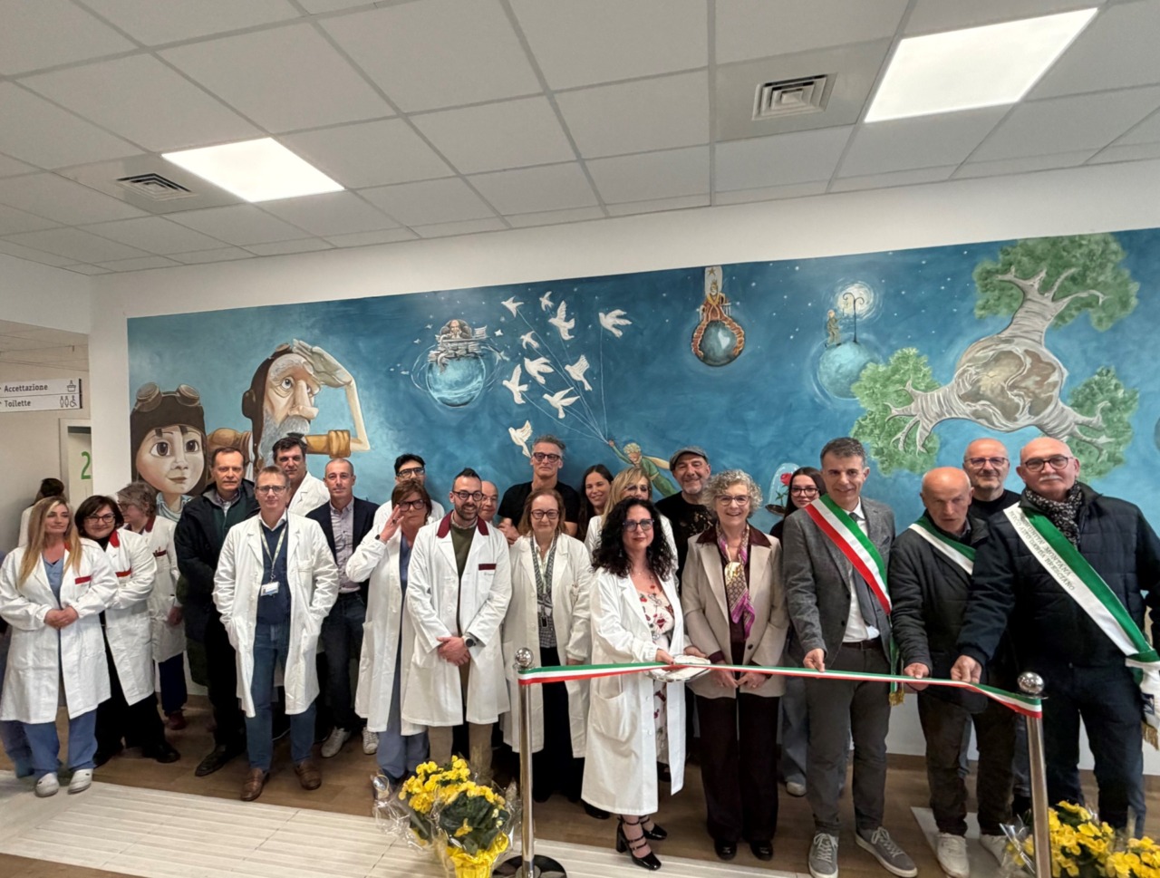 Ospedale di Gavardo: taglio del nastro per il nuovo centro vaccinale
