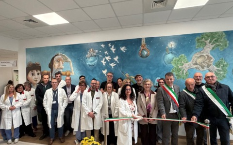 Ospedale di Gavardo: taglio del nastro per il nuovo centro vaccinale