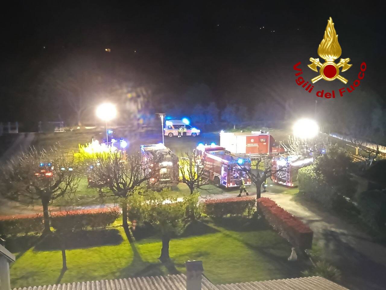 Puegnago del Garda: a fuoco il tetto di un’abitazione, coinvolti 100mq della copertura