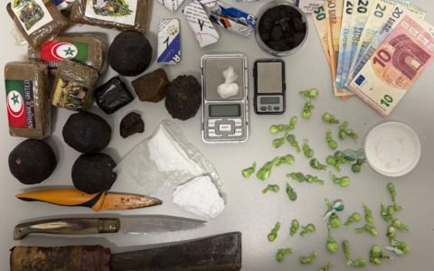 Spaccio a Brescia: sequestrato oltre un chilo di droga e armi