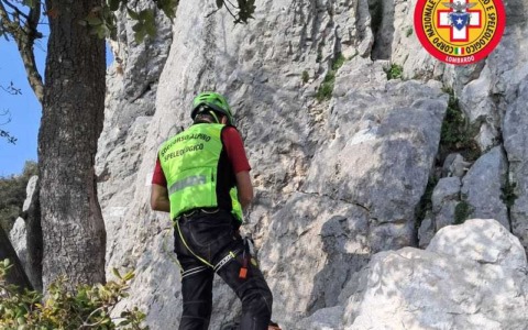 Toscolano Maderno: 32enne si infortuna a 650 metri di quota