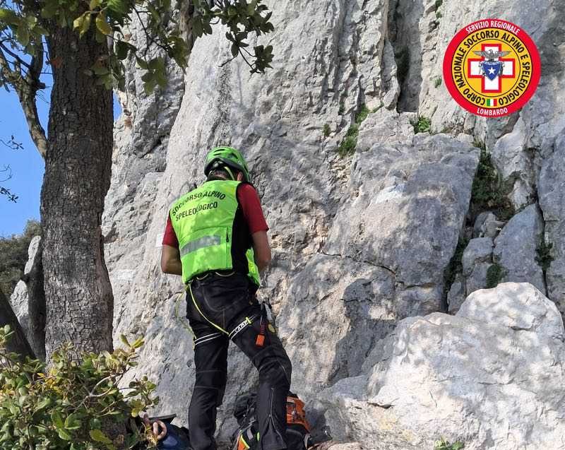 Toscolano Maderno: 32enne si infortuna a 650 metri di quota