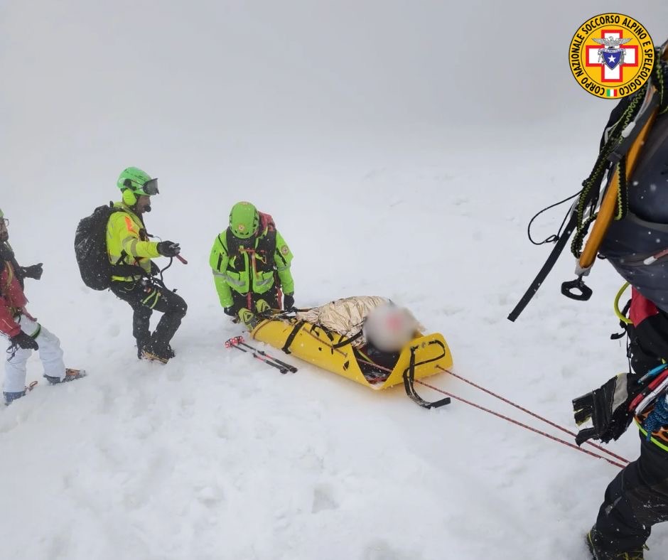 Valanga sulla Maiella: coinvolto anche uno scialpinista bresciano