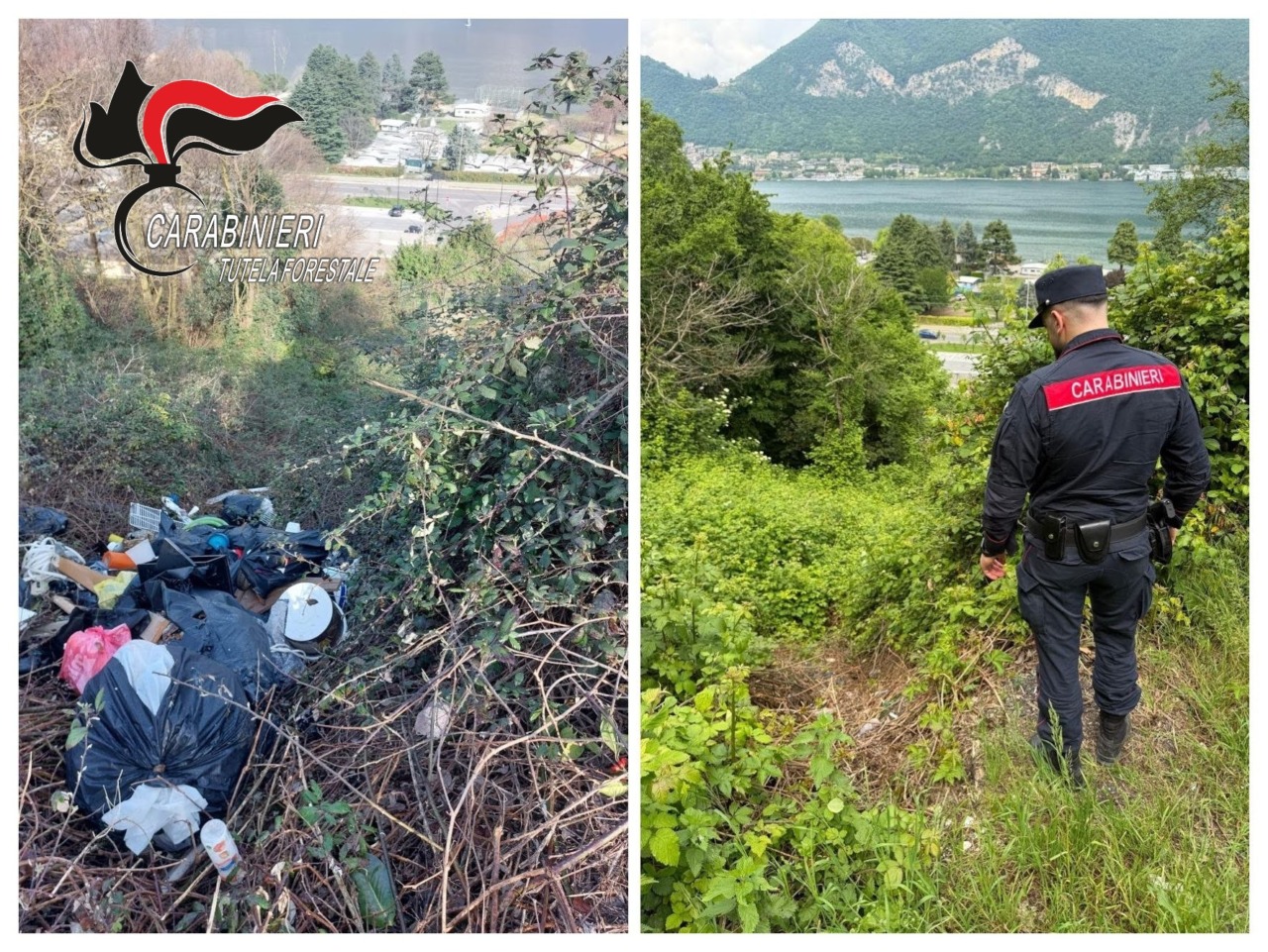 Abbandona i rifiuti in una scarpata:  65enne obbligato a bonificare la zona, dovrà pagare una multa da 4.500 euro