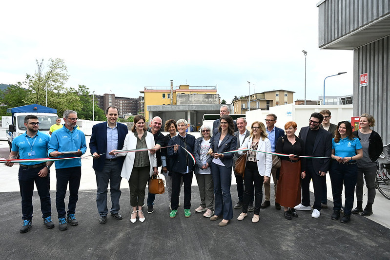 Brescia: taglio del nastro per il nuovo Centro di Raccolta di via Pertusati