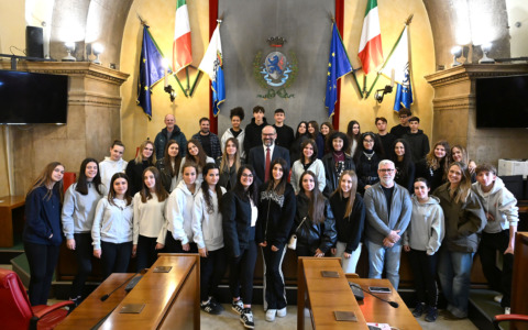 Da Cadice alla Loggia: quaranta studenti spagnoli in visita a Brescia