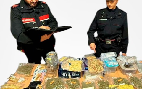 Droga a Lonato del Garda: sequestrati oltre tre chilogrammi di stupefacenti, due arrestati